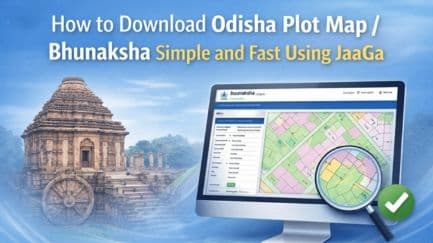 How to Download Odisha Plot Map / Bhunaksha Simple and Fast Using JaaGa